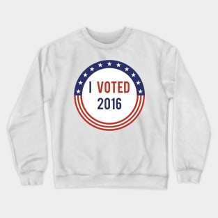 I Voted 2016 Crewneck Sweatshirt